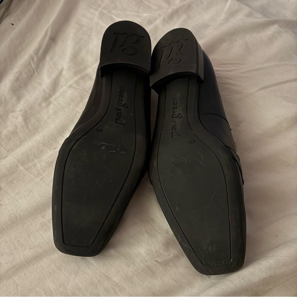 Paul Green Rimona Loafers Black Leather flats size womens US 9 - Picture 4 of 10